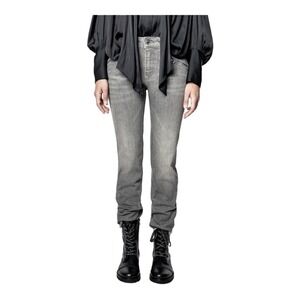 Zadig & Voltaire Gray Straight Leg Jeans